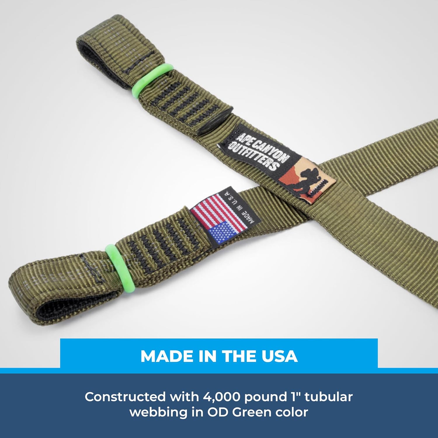 RNA Ape Canyon Outfitters Aider - Made in USA, Hunting, Arborist, and Tree Climbing Gear, OD Green 2 71UDcvsanPL. AC SL1500 - huntingtonexploration.ca