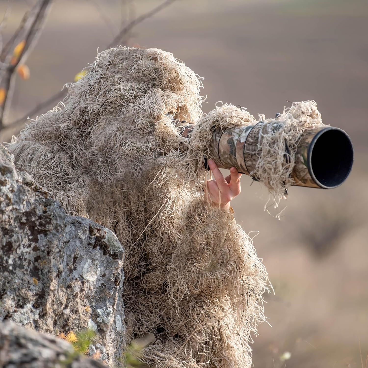 6 in 1 Ghillie Suit, 3D Camouflage Hunting Apparel Including Jacket, Pants, Hood, Carry Bag and Camo Tapes 23 81pyHGLvcQL. AC SL1500 - huntingtonexploration.ca